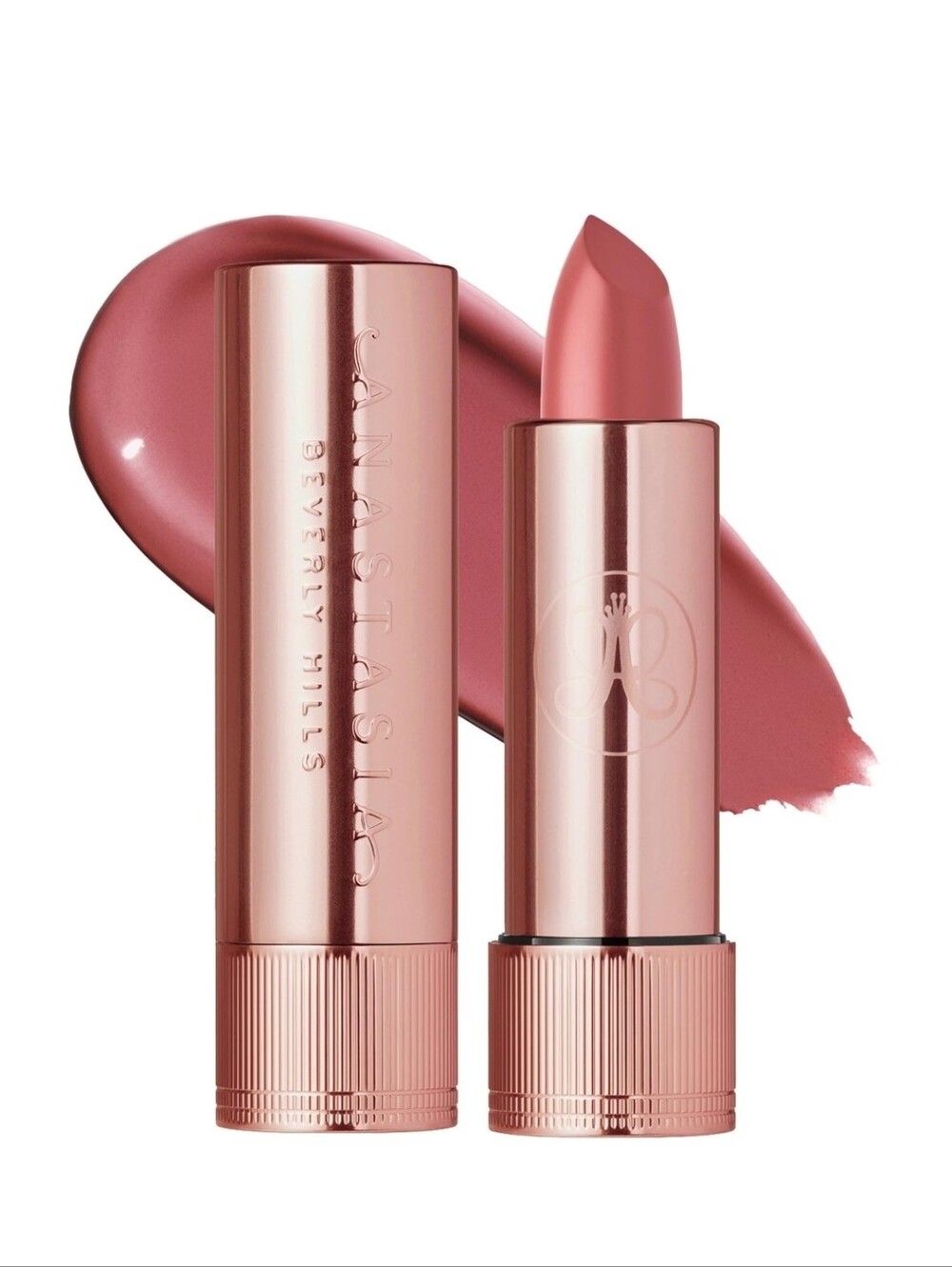 Anastasia Beverly Hills Matte & Satin Velvet Lipstick - Dusty Rose (NWB)